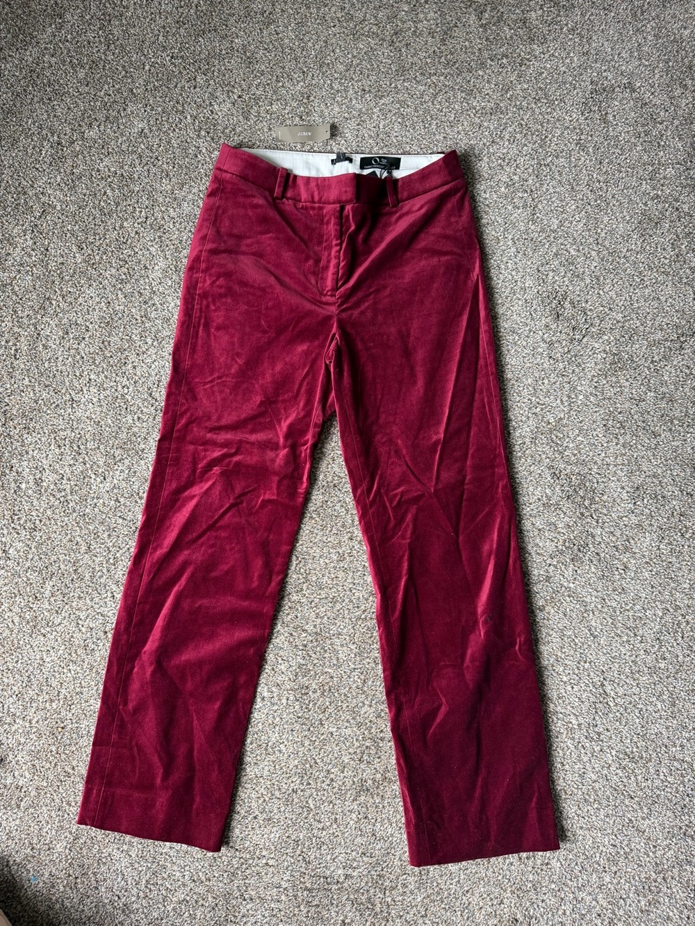 J Crew Stella pant in velvet NWT - Picture 3 of 8